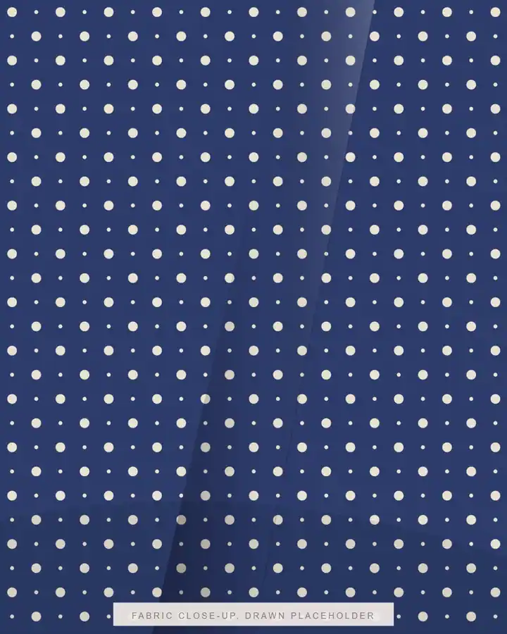 Close view of the cloth of the Indigo Dabu Kurta Set
