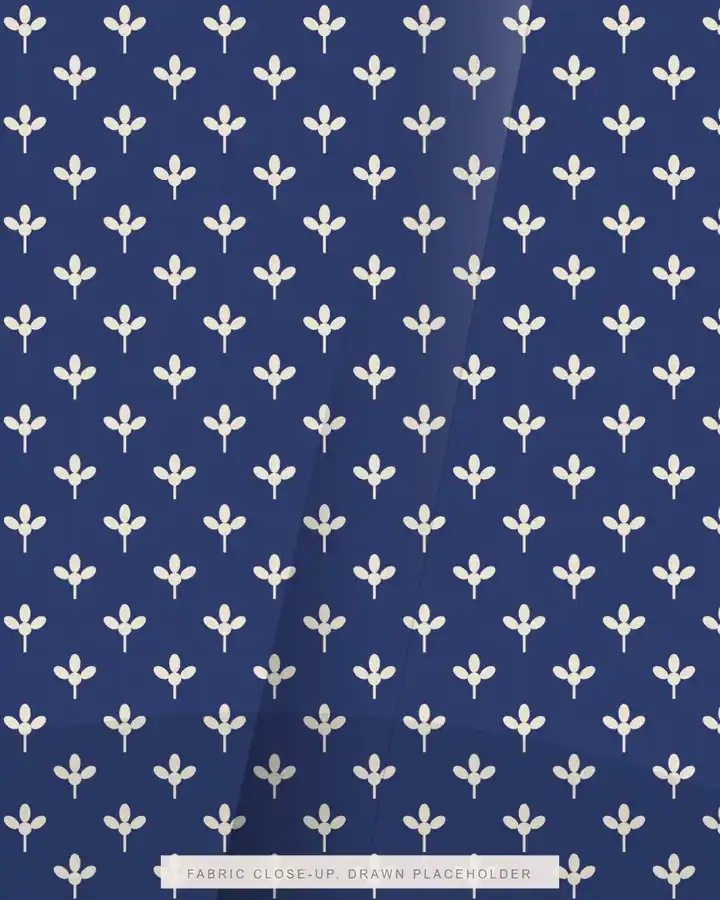 Close view of the cloth of the Printed Cotton Scarf