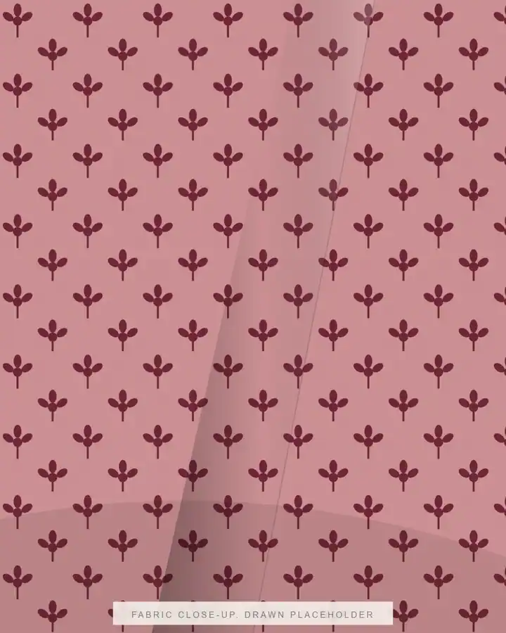 Close view of the cloth of the Rose Block-Print Cotton Stole