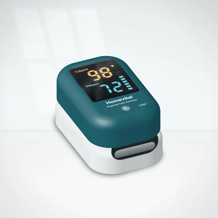 Homevital demo store, product picture (drawn): Fingertip Pulse Oximeter