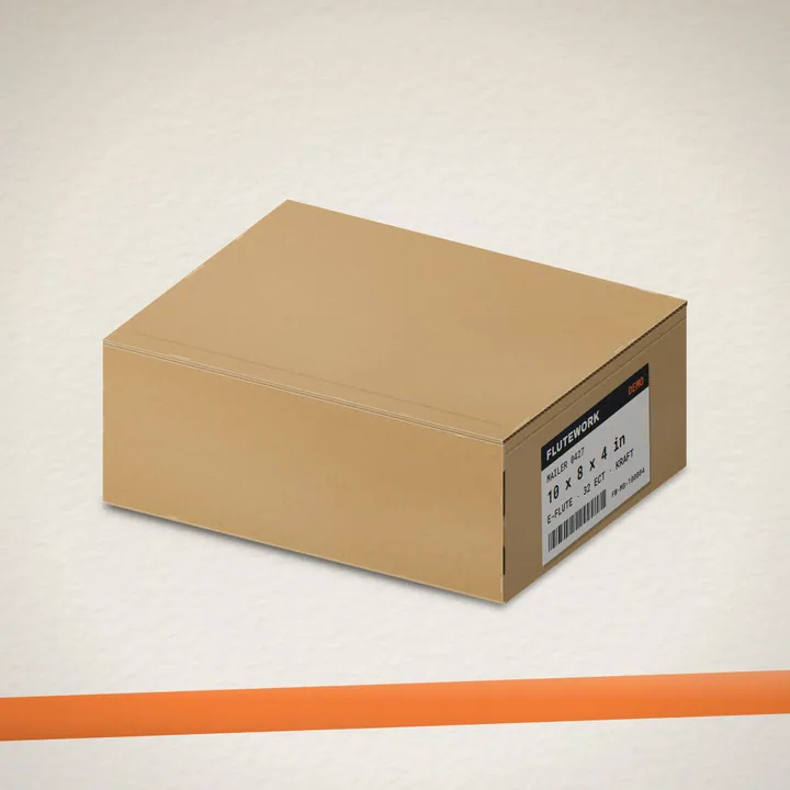 Flutework demo store, product picture (drawn): Mailer Box 10 x 8 x 4 in