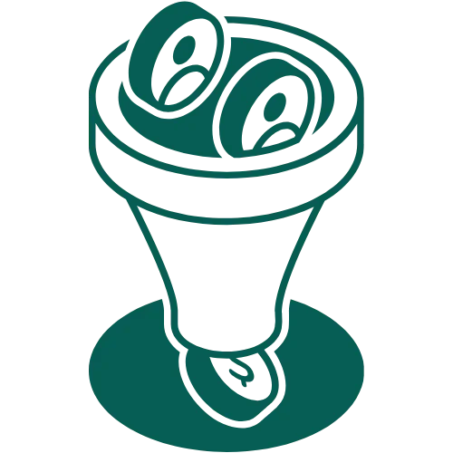 lead funnel icon
